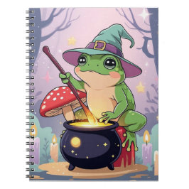 Frog Witch Journal – Kawaii Potion Frog  Notizblock