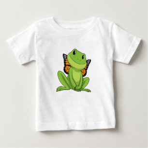 Frog with Butterfly Baby T-shirt