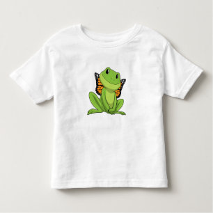 Frog with Butterfly Kleinkind T-shirt