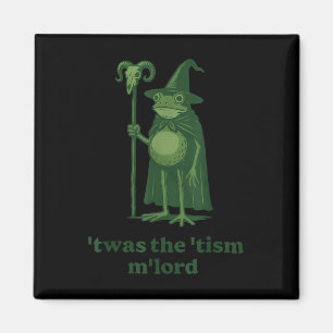 Frog Wizard Meme Twas The Tism Mlord Magnet