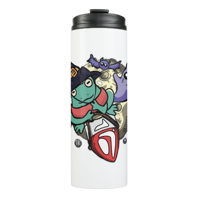 Froges Kostüm Halloween Toad Kinder Männer Frauen  Thermosbecher (Vorderseite)