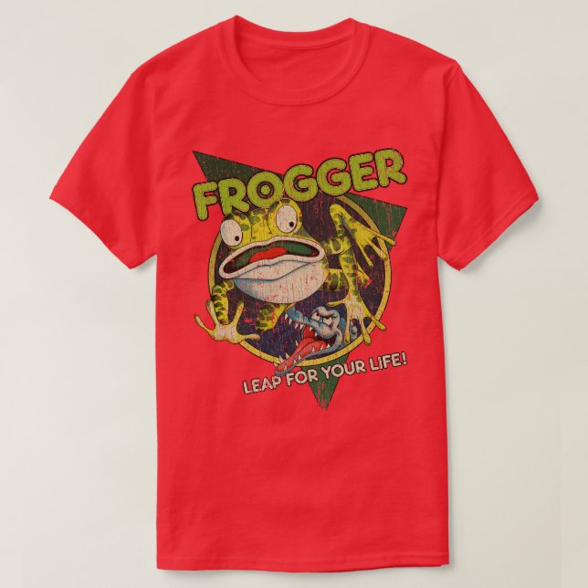 Frogger Leap für Ihr Leben 1981 T-Shirt (Design vorne)