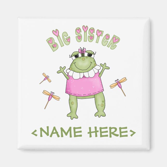 Froggie Big Sister Magnet (Vorne)