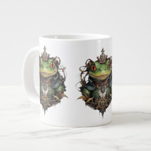 Froggie Frog Steampunk-Design, Jumbo-Tasse
