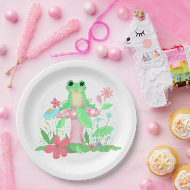 Froggie Fun  Pappteller (Party)