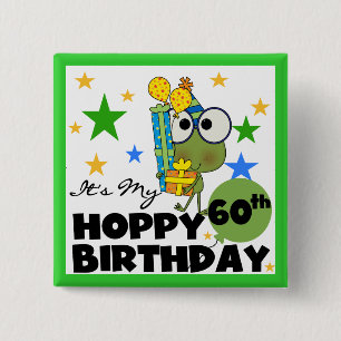 Froggie hopfenreicher 60. Geburtstag Button