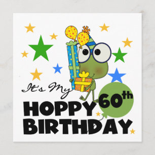 Froggie Hoppy 60. Geburtstag Karte