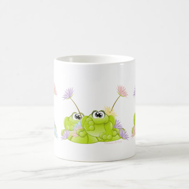Froggie n Lilien Tasse (Mittel)
