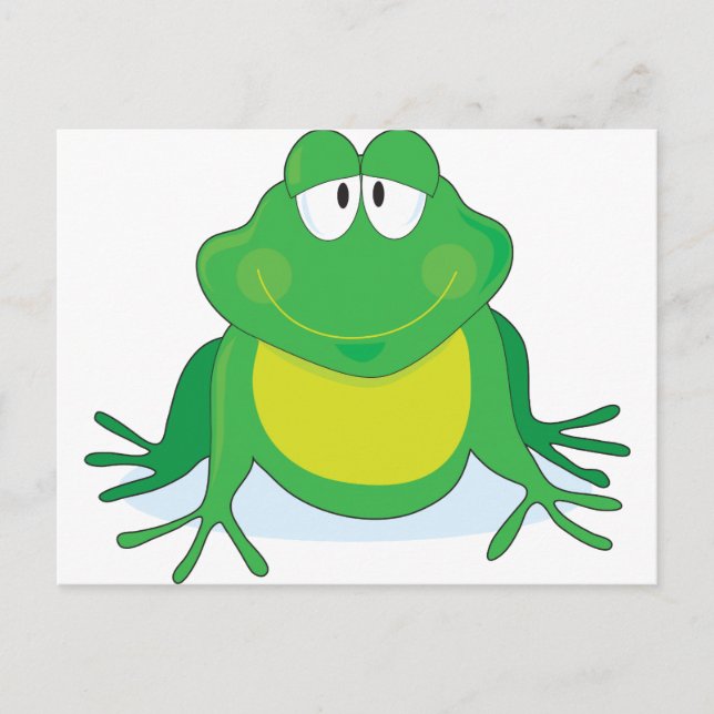 Froggie Postkarte (Vorderseite)