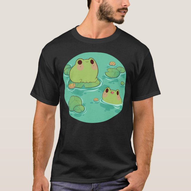 Froggien am Wasser T-Shirt (Vorderseite)