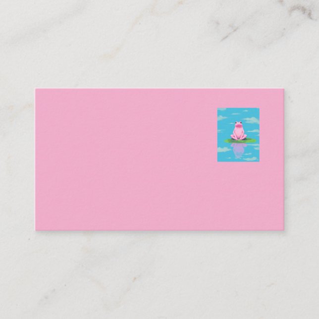 Froggin Around Visitenkarte (Vorderseite)