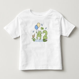 Froggy 2. Geburtstag Kleinkind T-shirt