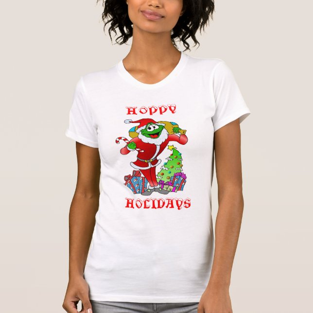 Froggy Claus T-Shirt (Vorderseite)