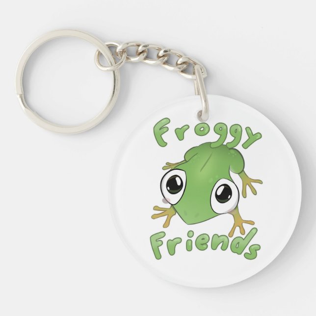 Froggy Friends Acrylic Schlüsselanhänger (Vorderseite)