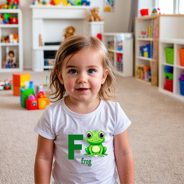 Froggy Fun Alphabet T-Shirt für Kleinkinder (Von Creator hochgeladen)
