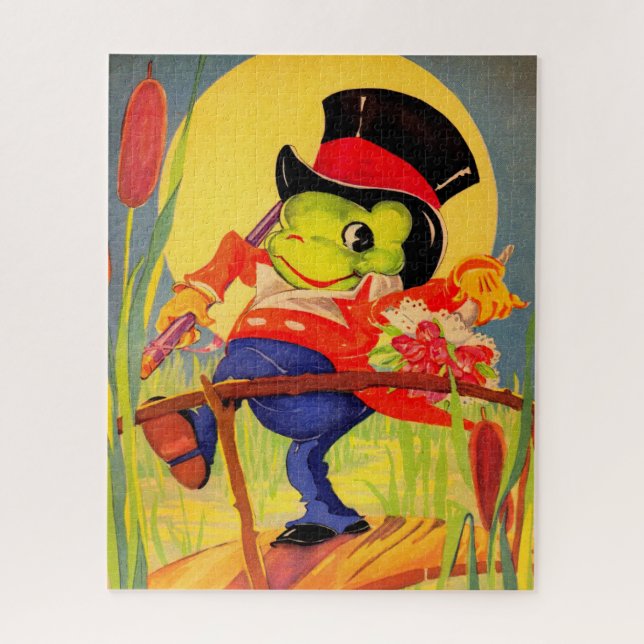 Froggy gone a courtin" puzzle (Vertikal)