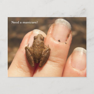 Froggy Hand Postkarte