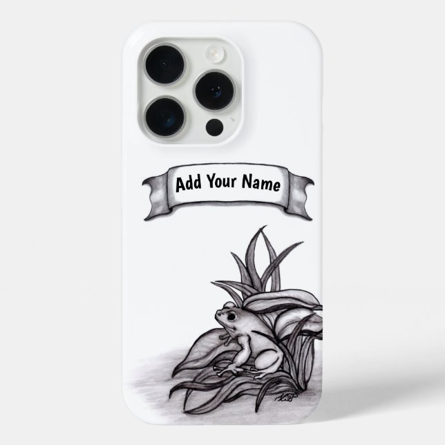 Froggy , Ihren Namen hinzufügen Case-Mate iPhone Hülle (Rückseite)