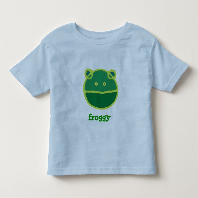 Froggy Kleinkind T-shirt (Vorderseite)