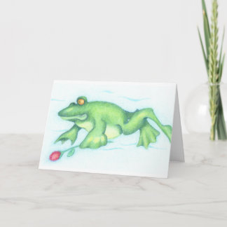 Froggy-Liebe Feiertagskarte