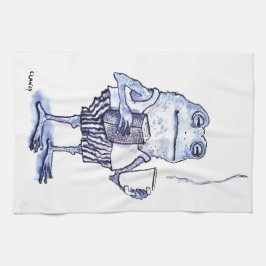 Froggy Mornings Geschirrtuch