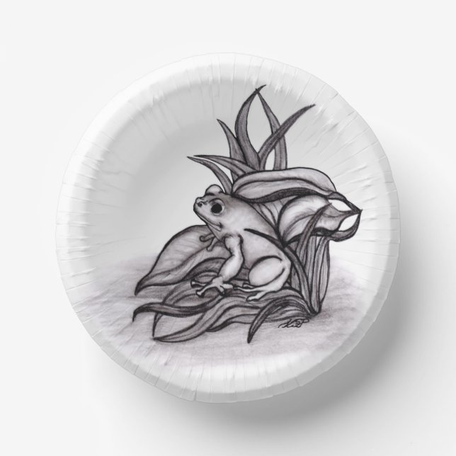 Froggy Pappteller (Vorderseite)