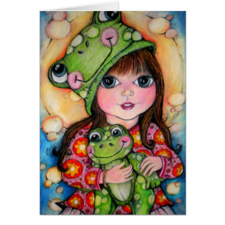 Froggy-Spaß - Ribbit - Frosch-Entwurf