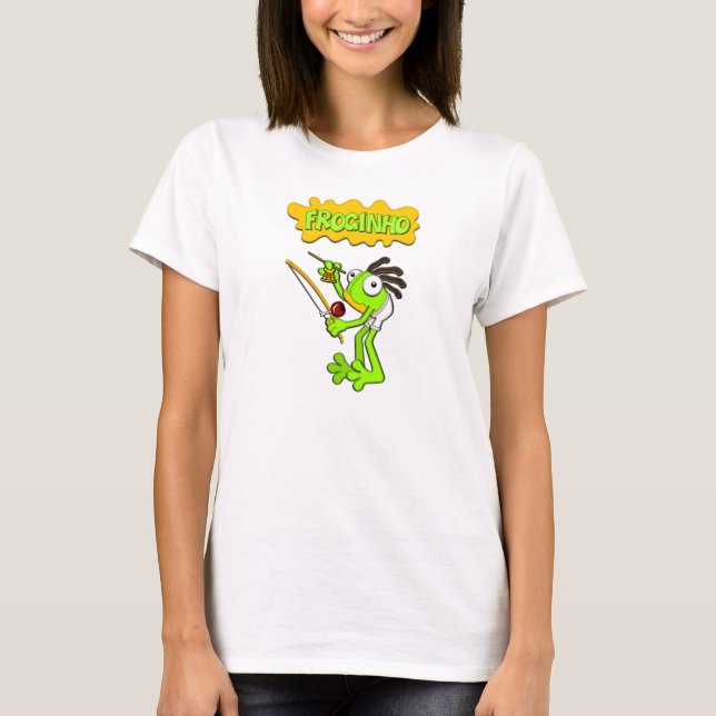 Froginho der Capoeira Frosch die T-Shirts/die T-Shirt (Vorderseite)