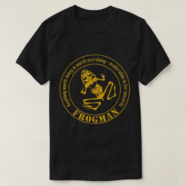 Frogman Diver T-Shirt (Design vorne)