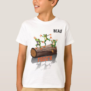"Frog'n Anpassbare Jungs T-Shirt