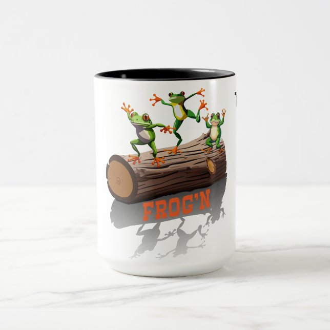 "Frog'n" individuell anpassbar Tasse (Zentrum)