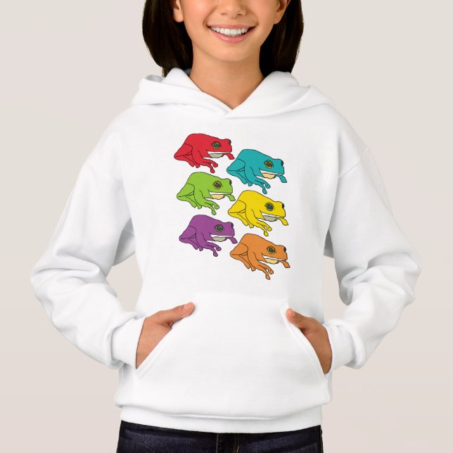 Frogs Hoodie (Vorderseite)
