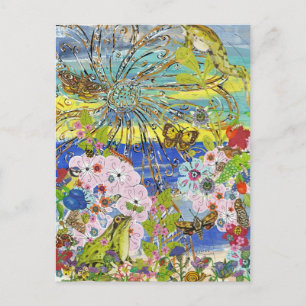 Frogs Paradise Postcard Postkarte