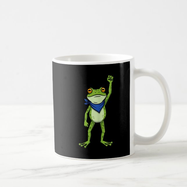 Frogs Resist - Rtland Frog Protest Funny  Kaffeetasse (Rechts)