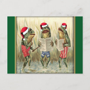 Frogs singen frohe Weihnachten