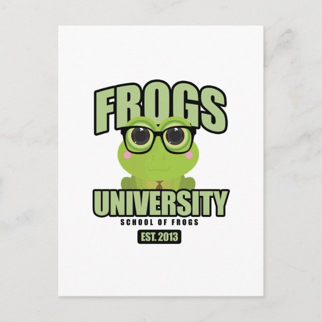 Frogs-Universität Postkarte (Vorderseite)