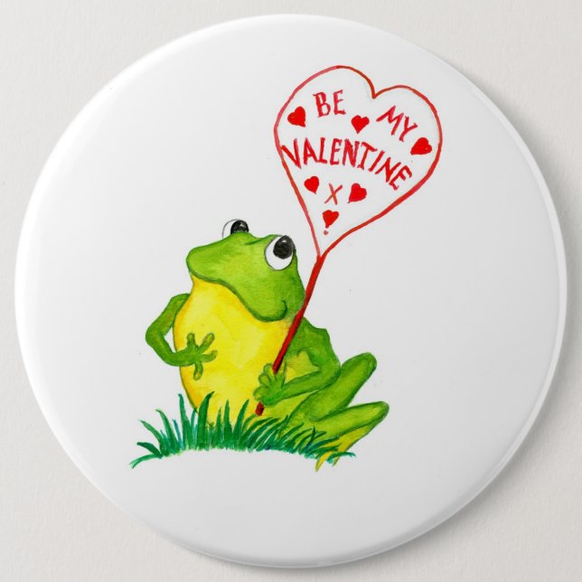 Frogy Valentine Button - Kolossal! (Vorderseite)