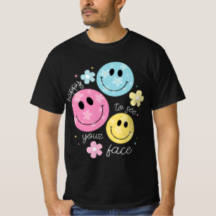 froh, deinen Gesichtslehrer wieder in die Schule z T-Shirt