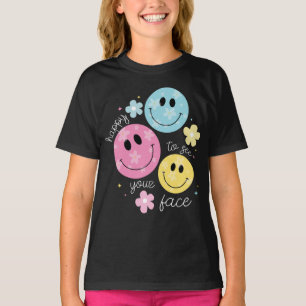froh, deinen Gesichtslehrer wieder in die Schule z T-Shirt