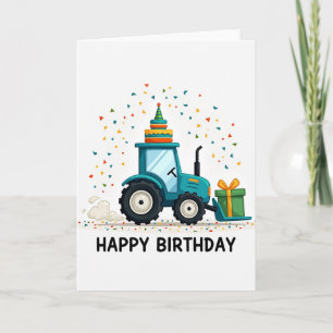 Froh Geburtstag LKW-Geburtstagskarte Karte