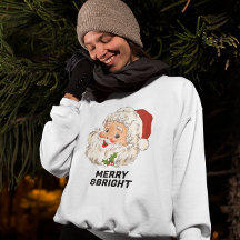FROH & HELL Vintage Retro lustiger Weihnachtsmann