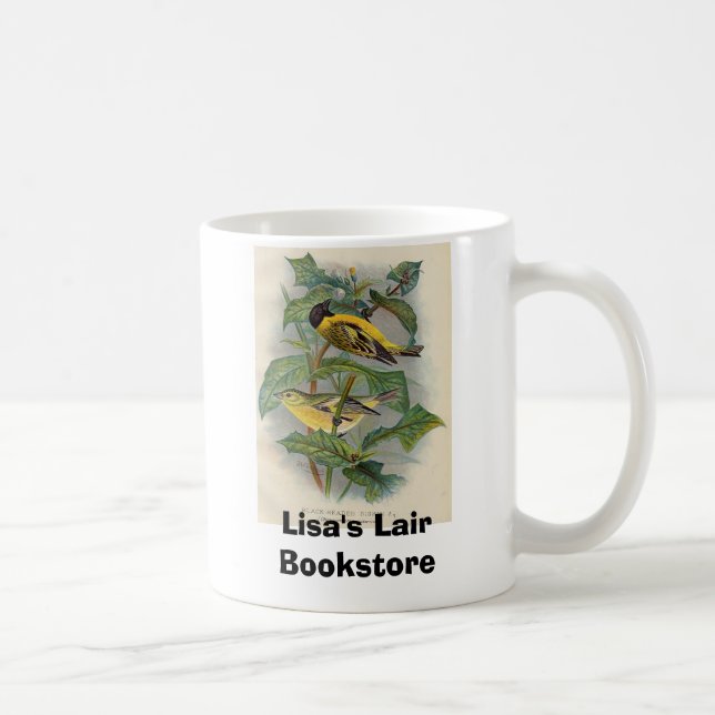 Frohawk - schwarzköpfiges Siskin Tasse (Rechts)