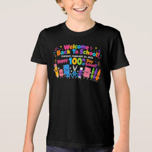 Frohe 100. Schultage Tri-Blend Shirt