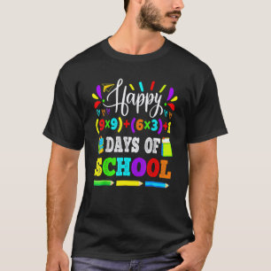 Frohe 100 Tage Schule 100. mathematische Gleichung T-Shirt