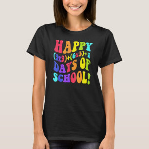 Frohe 100 Tage Schule 100. Tag Lehrer Mathe Fo T-Shirt