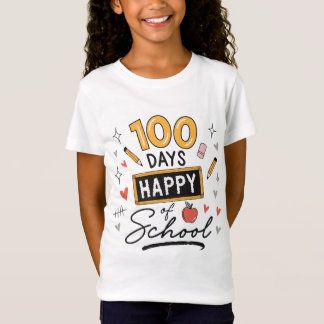 Frohe 100 Tage Schule Lehrer Kindergarten T-Shirt