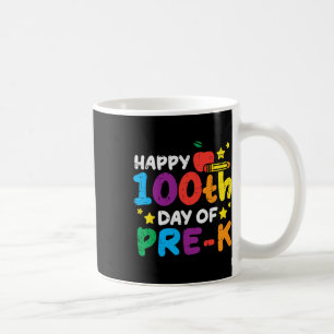 Frohe 100. Vorschultag-Apfel 100 Tage Schultee Kaffeetasse