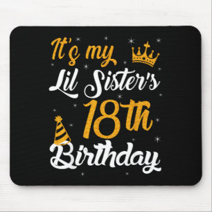Frohe 18. Geburtstag meiner kleinen Schwester 2007 Mousepad
