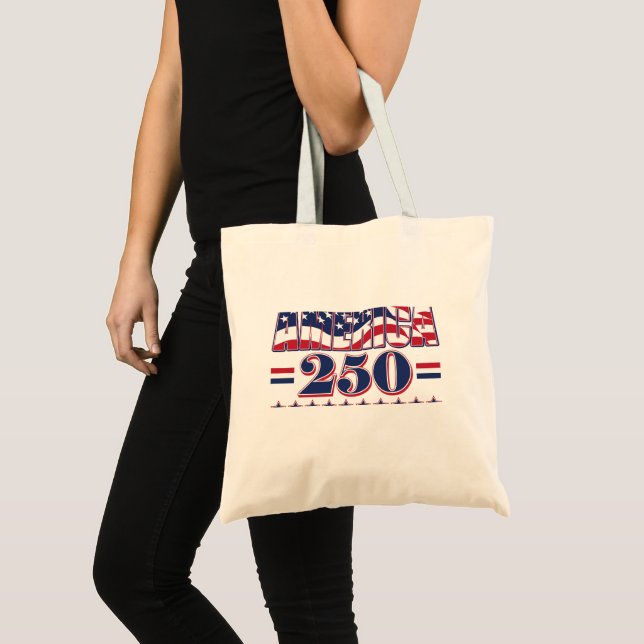Frohe 250. Amerika Tragetasche (Vorderseite (Produkt))
