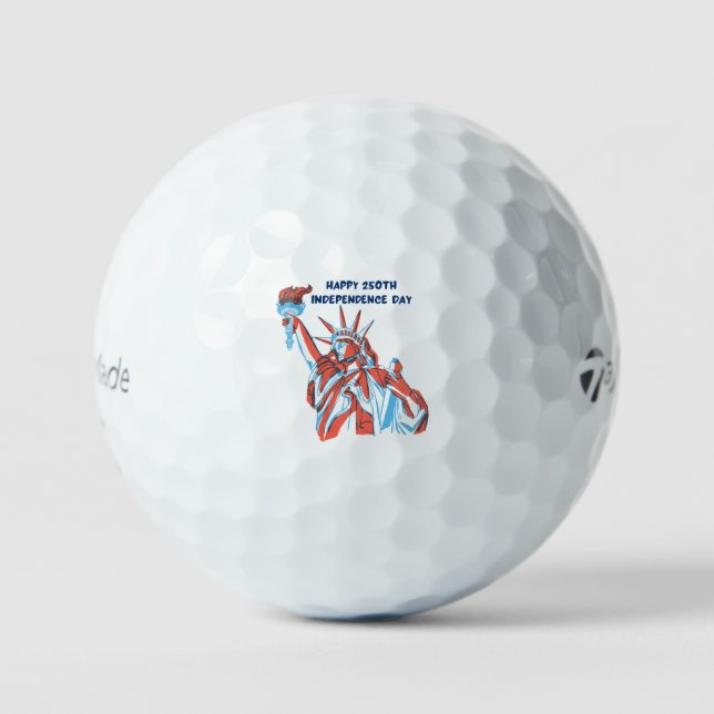 Frohe 250. Unabhängigkeitstag 1776-2026 Golfball (Vorderseite)